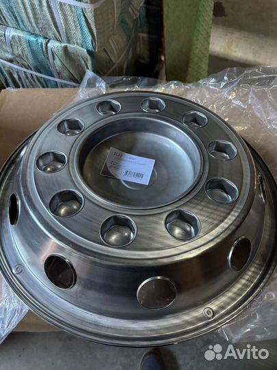 Колпак колеса R22,5 задний нержавейка