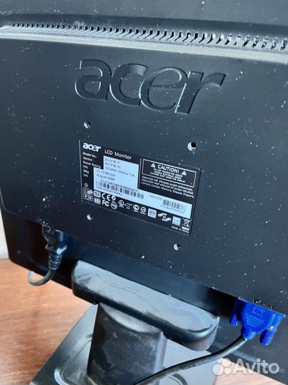 Монитор acer al1716 fs