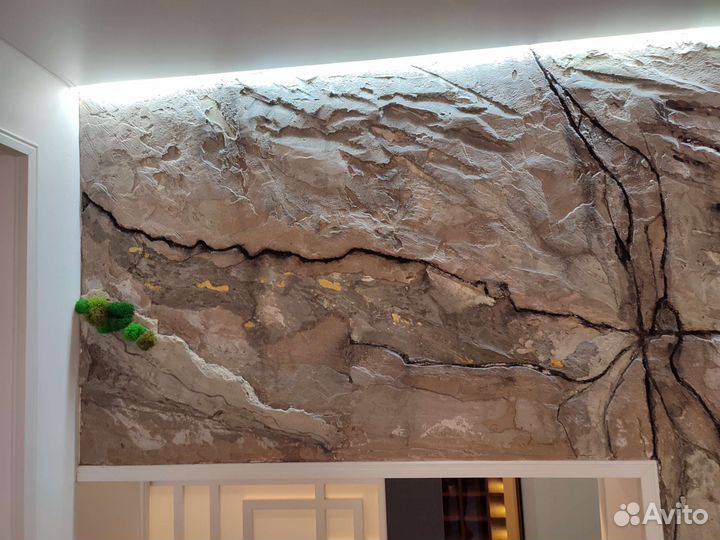 Нанесение декоративной штукатурки