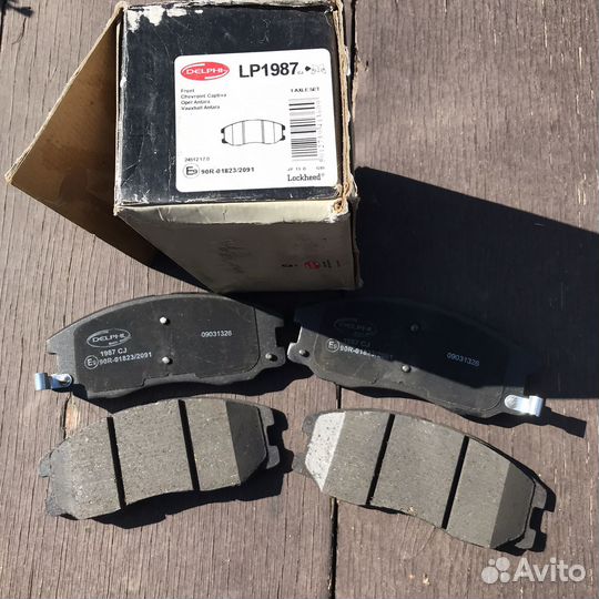 Колодки тормозные chevrolet captiva/opel antara 2