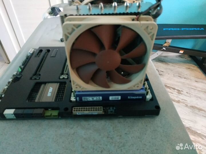 Мат.плата asus Z77 +i73770K +озу16Гб +кулер NH-D14