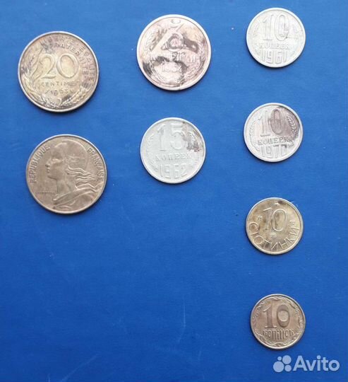 Монеты разные