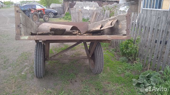 Телега одноосная