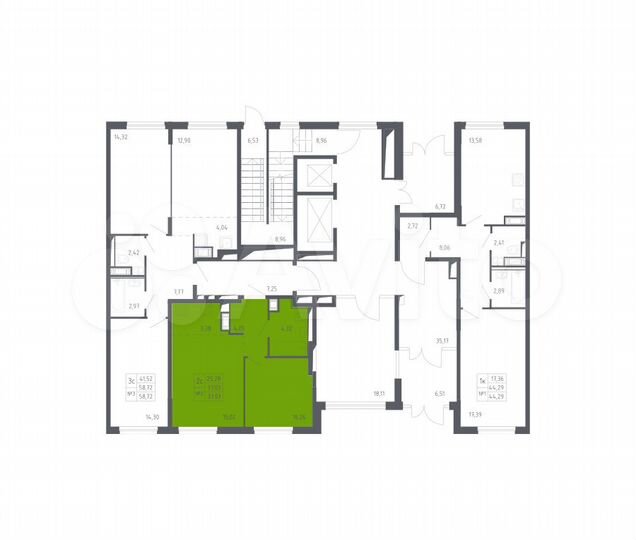 2-к. квартира, 37 м², 1/13 эт.