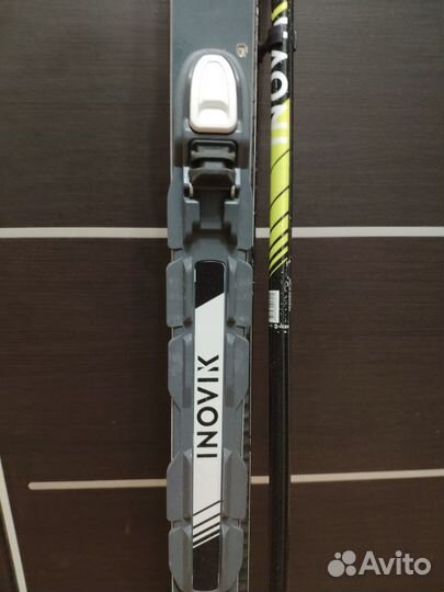 Лыжи inovik с палками и ботинками
