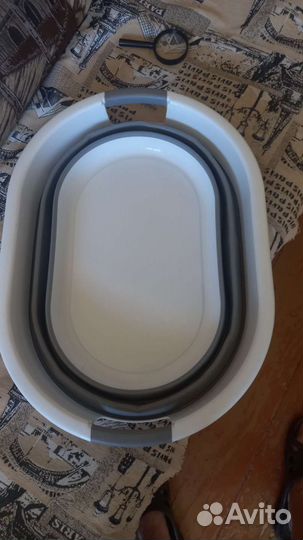 Складная корзина для стирки белья