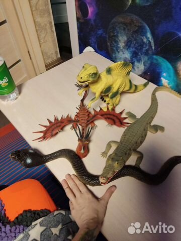 Большие фигуры кобра, крокодил, Беззубик