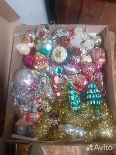 Елочные игрушки СССР