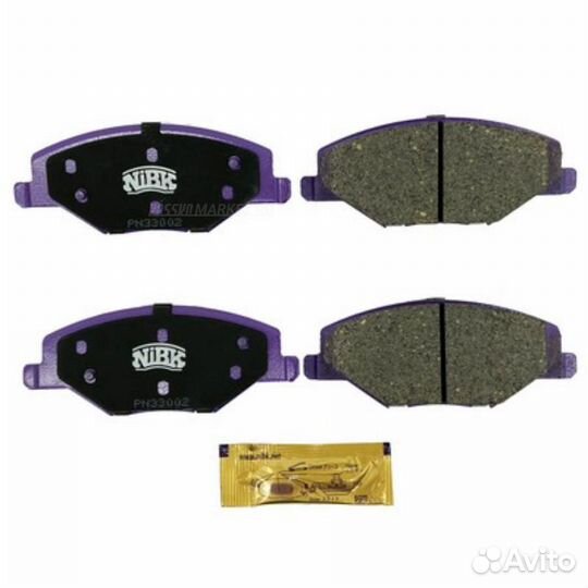 Nibk PN33002 Колодки тормозные дисковые перед
