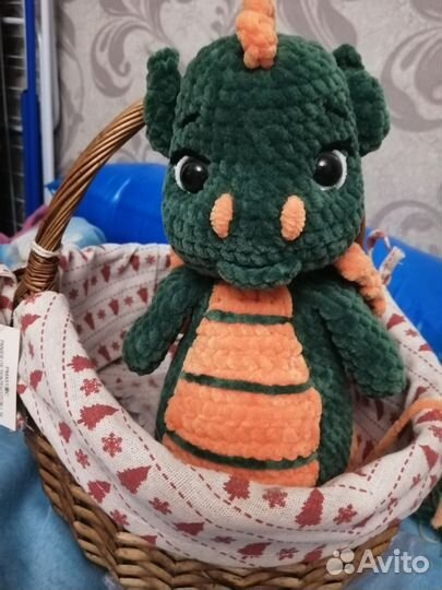 Дракончик мягкая игрушка
