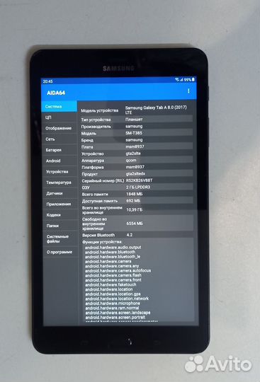 Samsung Galaxy Tab A 8.0 (2017) LTE