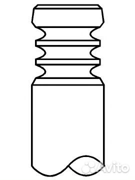 Впускн.клапан audi / vw 1.6l 39.4x6x94 2000