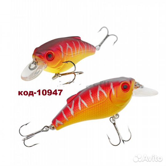 Воблер дл 50 мм 7.6 гр, 0-1 м Amafish bass babby