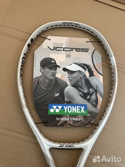 Теннисная ракетка Yonex Vcore 100 Beige 300gr #2