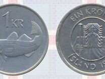 1 Крона 1984,1991,1992,1994,1996 - 2011 Исландия