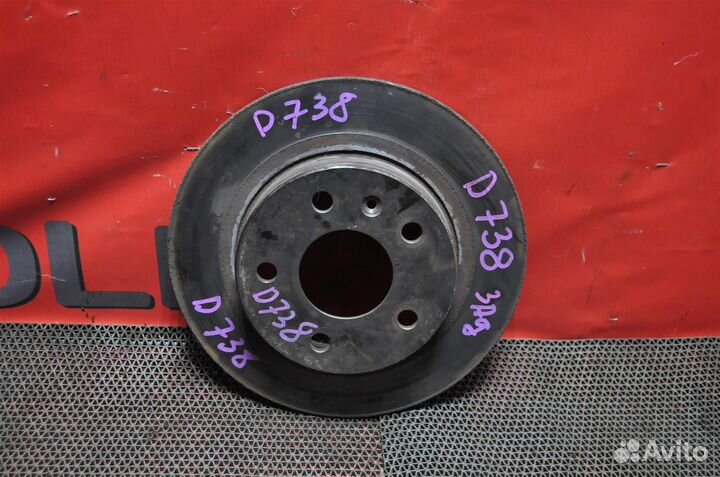 Диск тормозной (задний) opel Astra GTC L08