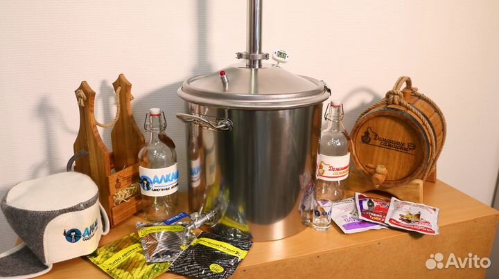 Перегонный куб 25 литров кламп 1,5 или 2 дюйма