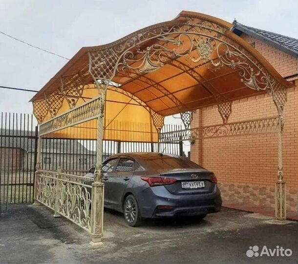 Навес из поликарбоната