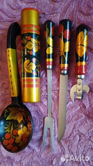 Хохлома,предметы в кухню