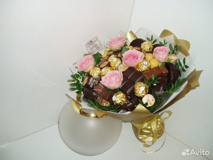 Букеты из шоколада и конфет