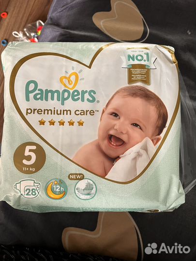 Подгузники Pampers premium care 5 11+