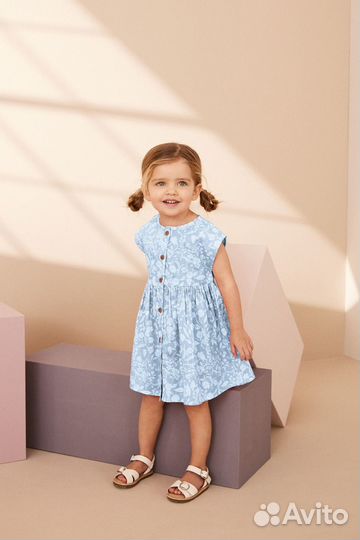 Летнее платье на пуговицах next новое