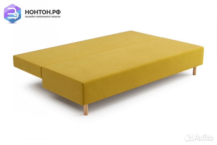 Диван еврокнижка Сайле желтый