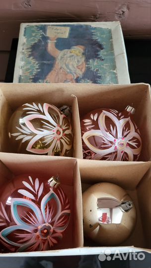 Игрушки елочные СССР наборы