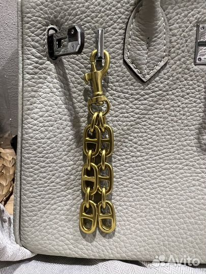 Брелок на сумку hermes