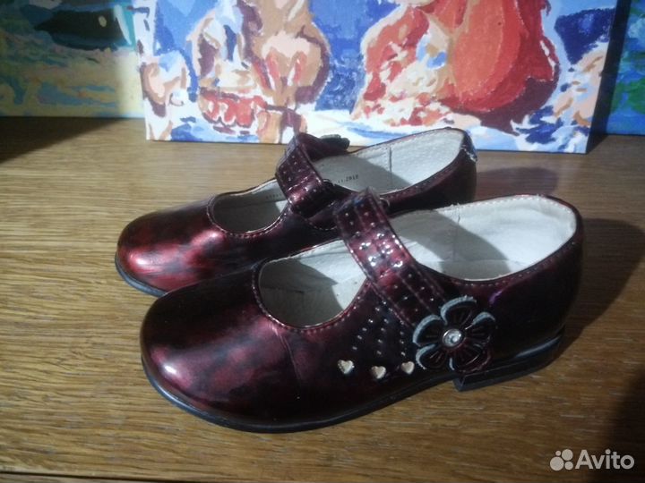 Обувь натур.кожа для девочки 25р