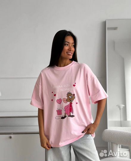 Футболка женская оверсайз