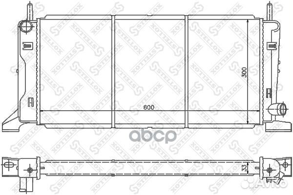 10-25086-SX радиатор системы охлаждения Ford E