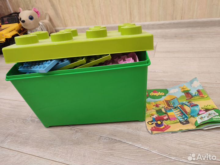 Лего дупло(Lego duplo) +желез.дорога+ замок