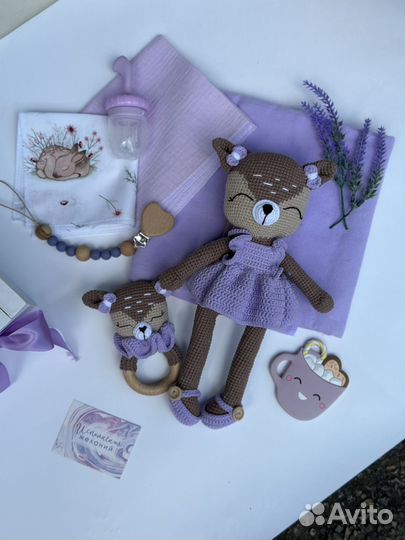 Вязаные игрушки подарок для ребенка