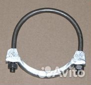 Хомут глушителя д.83мм выпускного патрубка большой