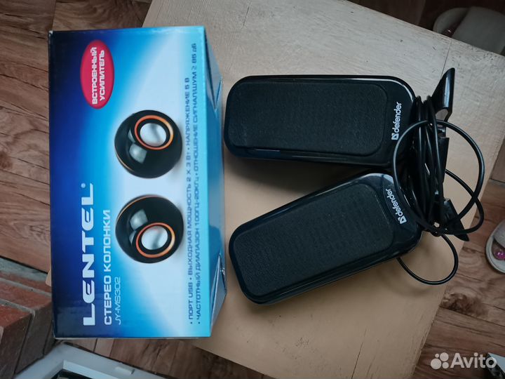 Колонки стерео новые для компьютера и ноутбука