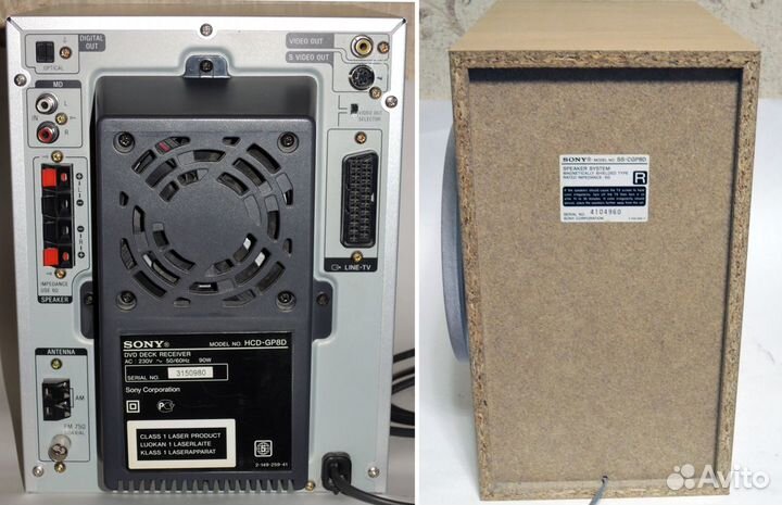 Музыкальный DVD караоки центр sony CMT-GP8D HI-FI