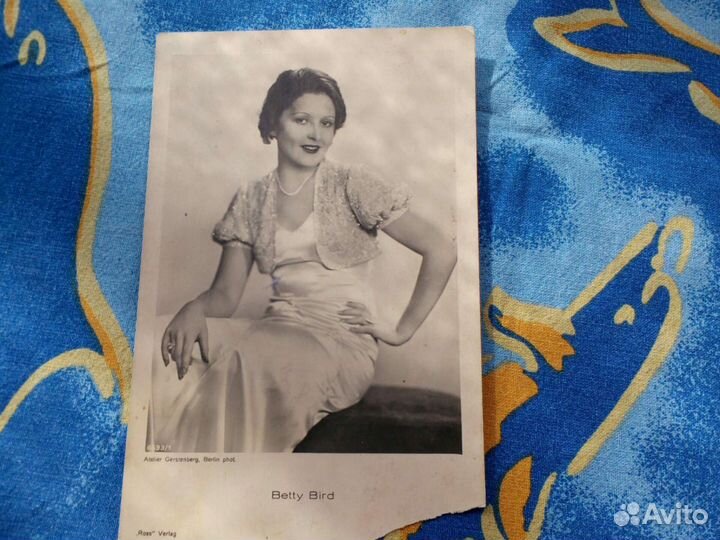 Фотооткрытки Marlene. Diefriech. и. Betty Bird