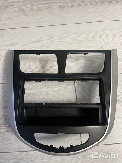 Рамка для магнитолы hyundai solaris