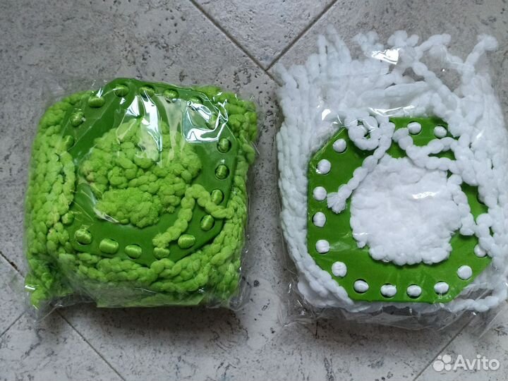 Ведро с отжимом и швабра aquamatic