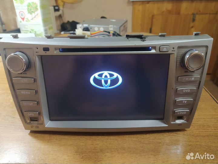 Автомагнитола на toyota camry 40