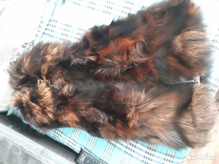 Меховая желетка лиса