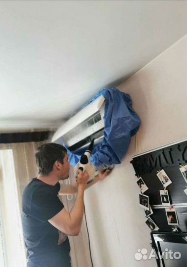 Чистка кондиционеров, ремонт сплит систем,заправка