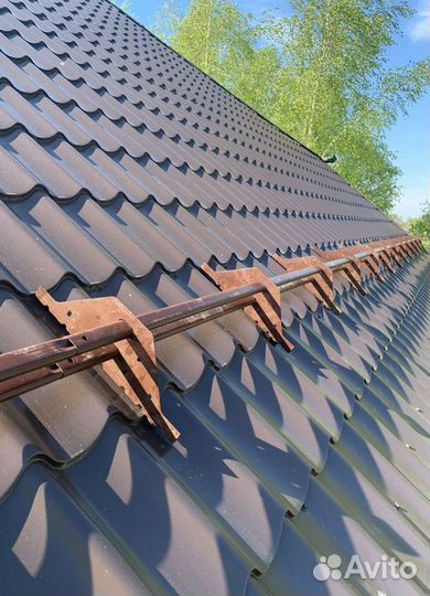 Снегозадержатели с монтажом