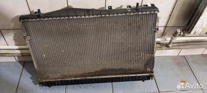 Радиатор охлаждения на chevrolet lacetti