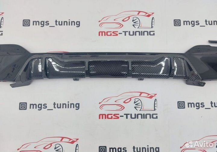 Диффузор BMW 3 Series G20 Competition Под карбон
