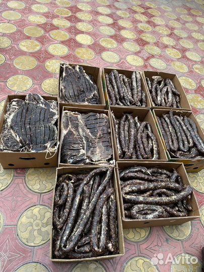 Сушенное мясо колбаса