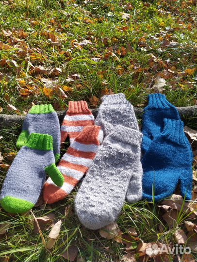 Варежки ручной работы