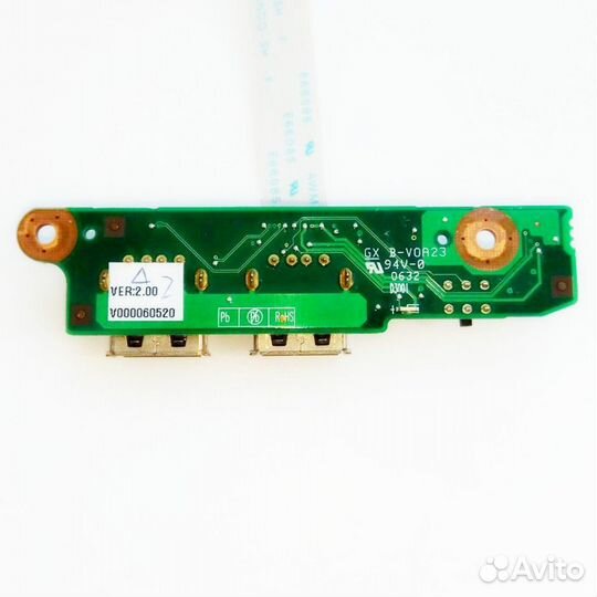 Плата USBx2, Toshiba A100, A105, V000060520