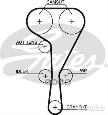 Ремкомплект грм renault duster/ laguna/megane/C